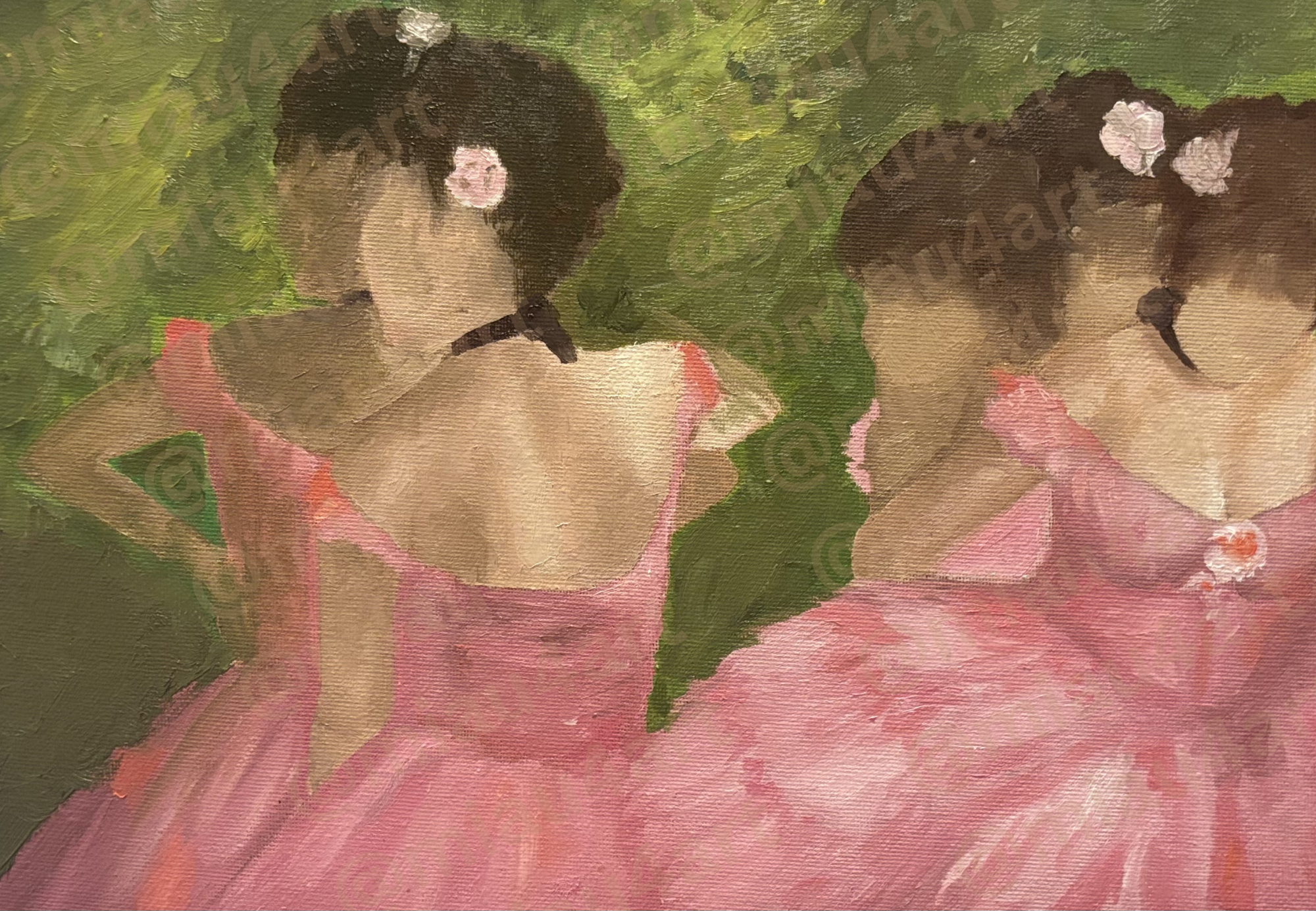 SOLD Untitled -Degas Master Study Painting